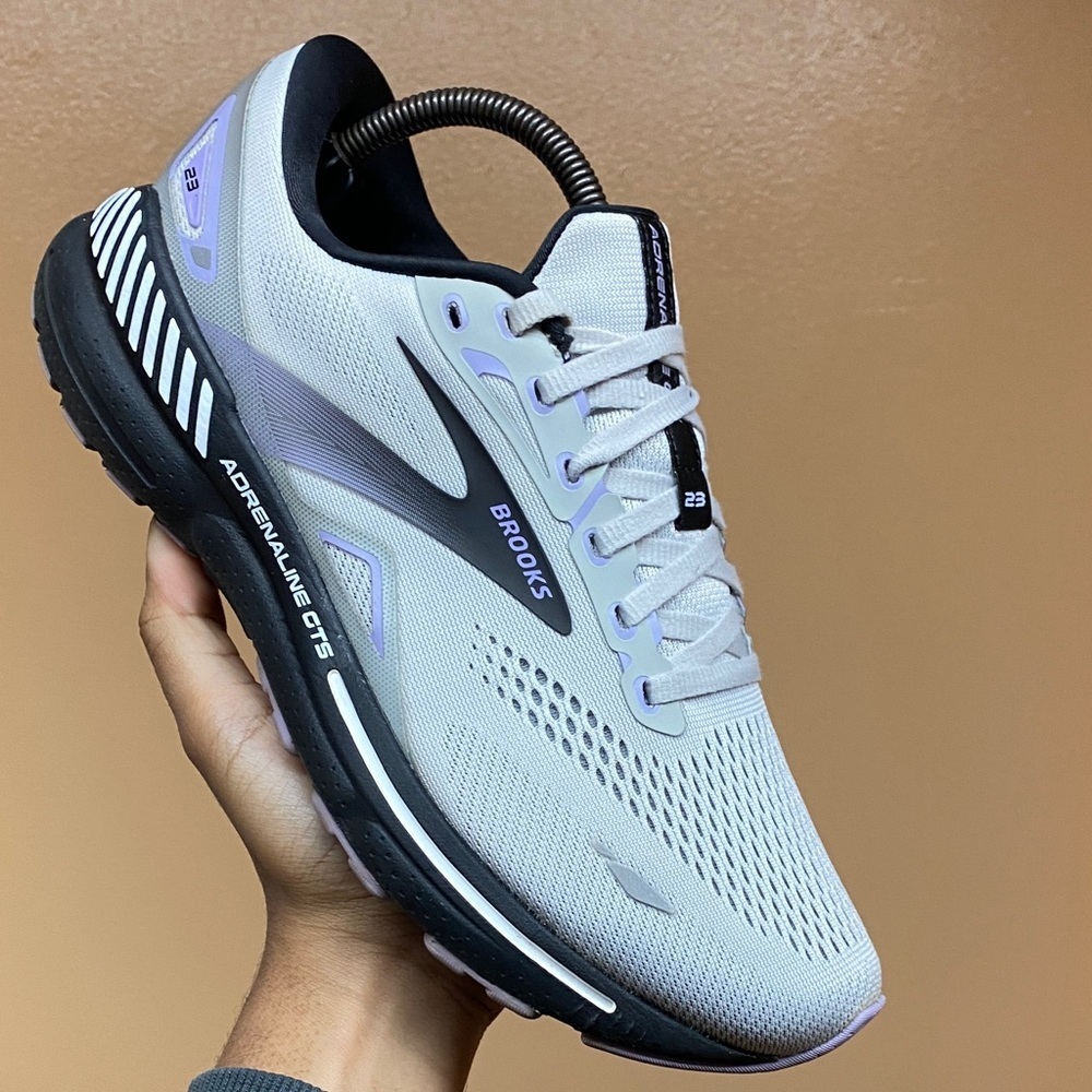 Brooks Adrenaline GTS 23 “Gray Black Purple” Size 10 Medium - Picture 8 of 17